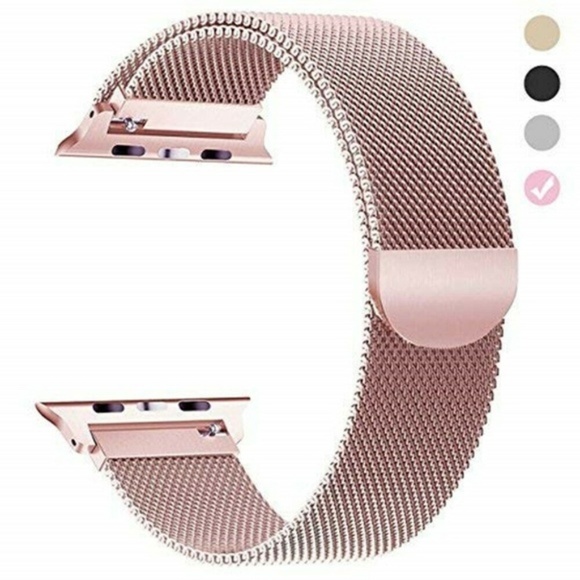 Accessories - New Apple Watch Milanese Band Pink Rosegold 40-42m